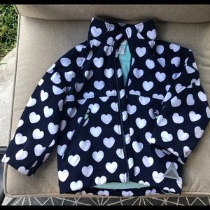 H&M Sport Girls Hooded Heart Jacket size 2/3